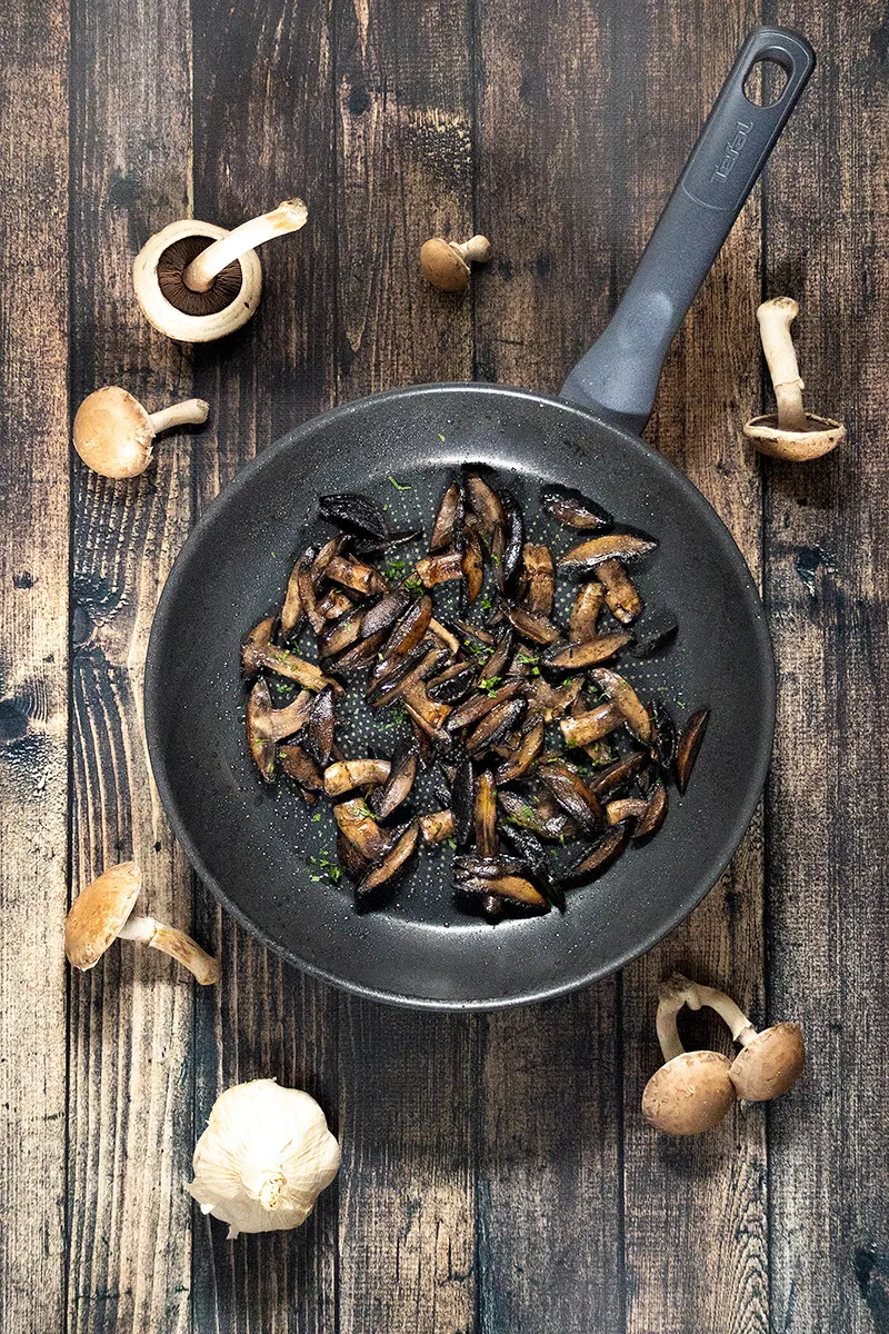 Perfecte champignons bakken