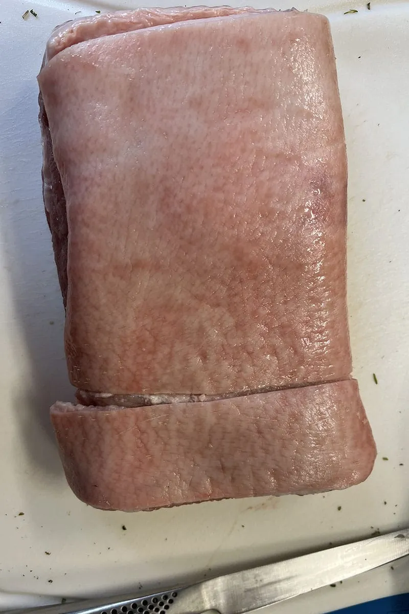 Porchetta maken - stap 1