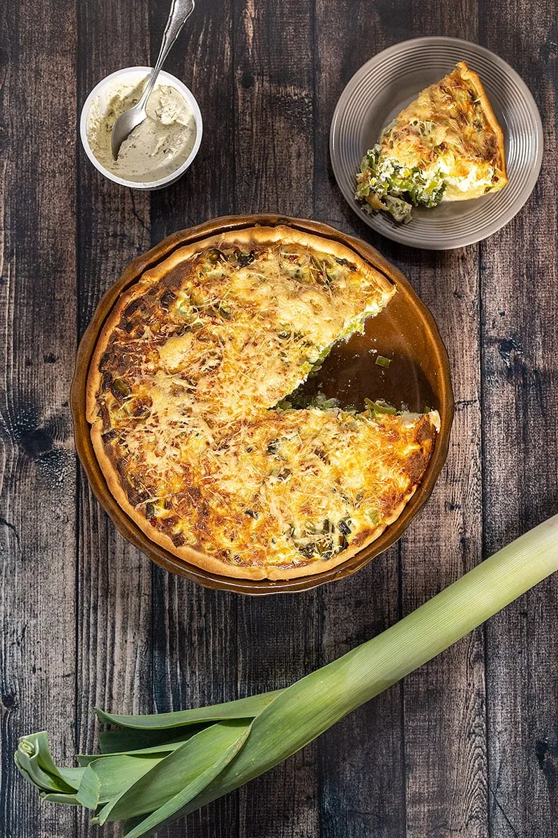 Preitaart met kip en Boursin