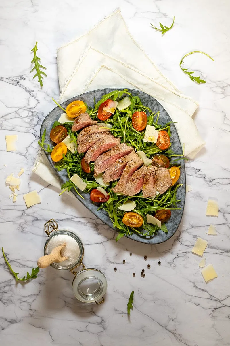 Tagliata - Italiaanse biefstuksalade