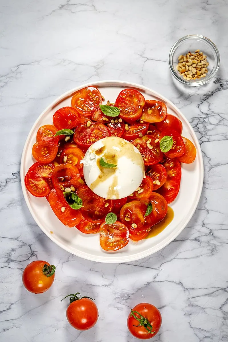 Tomatensalade met burrata