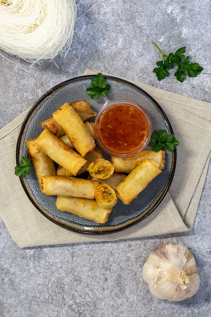 Vegetarische loempia's