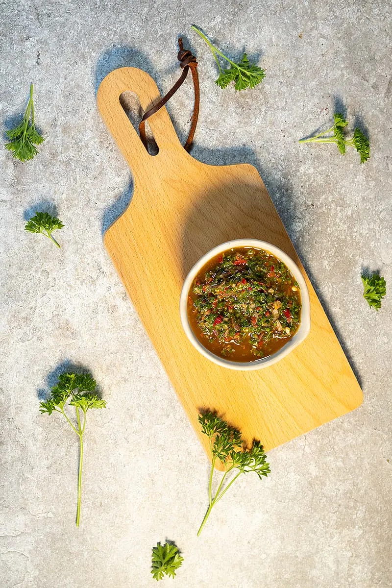 Zelf chimichurri maken