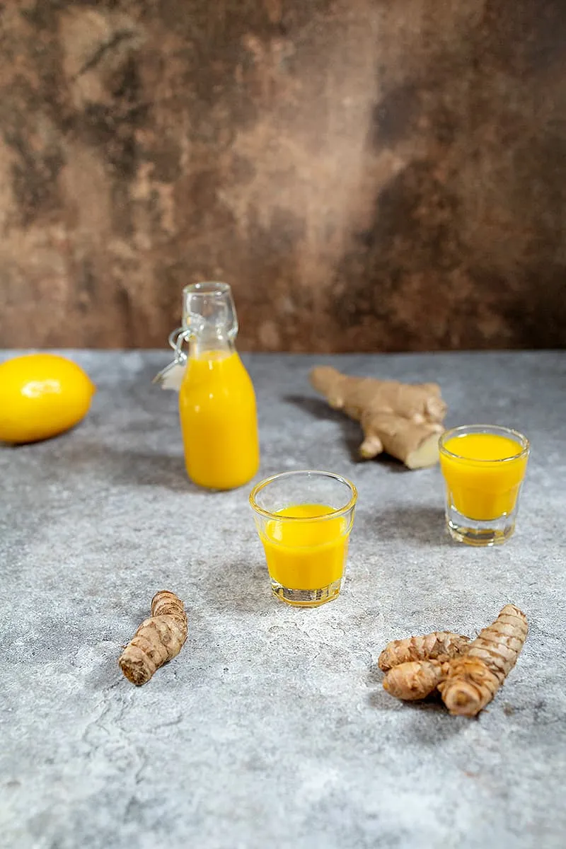 Zelf gember shots maken