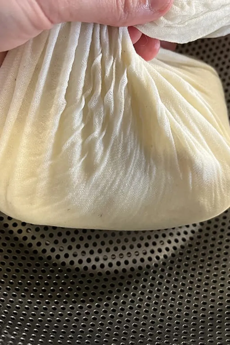 Zelf paneer maken - stap 7