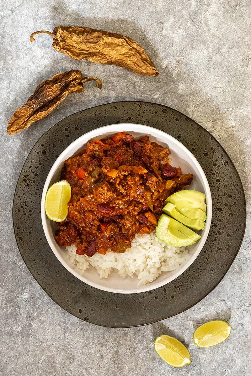 Chili con carne met chipotle saus