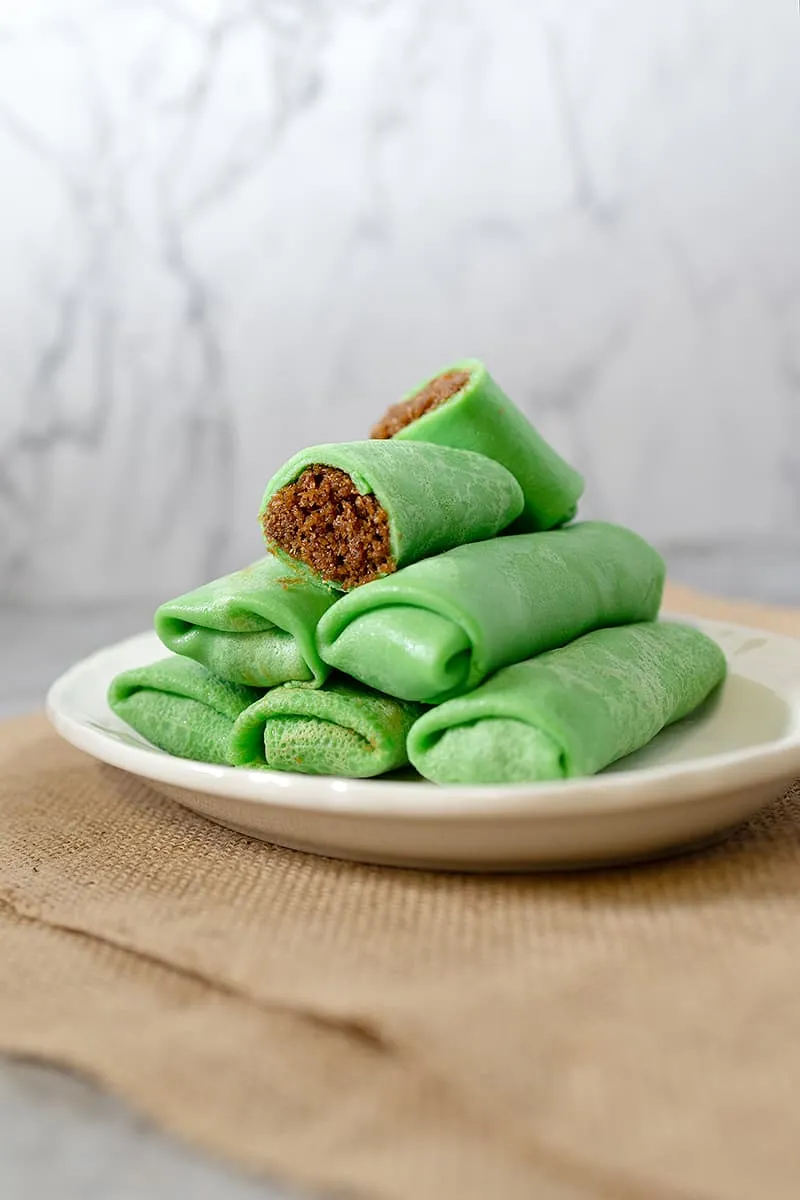 Zelfgemaakte dadar gulung