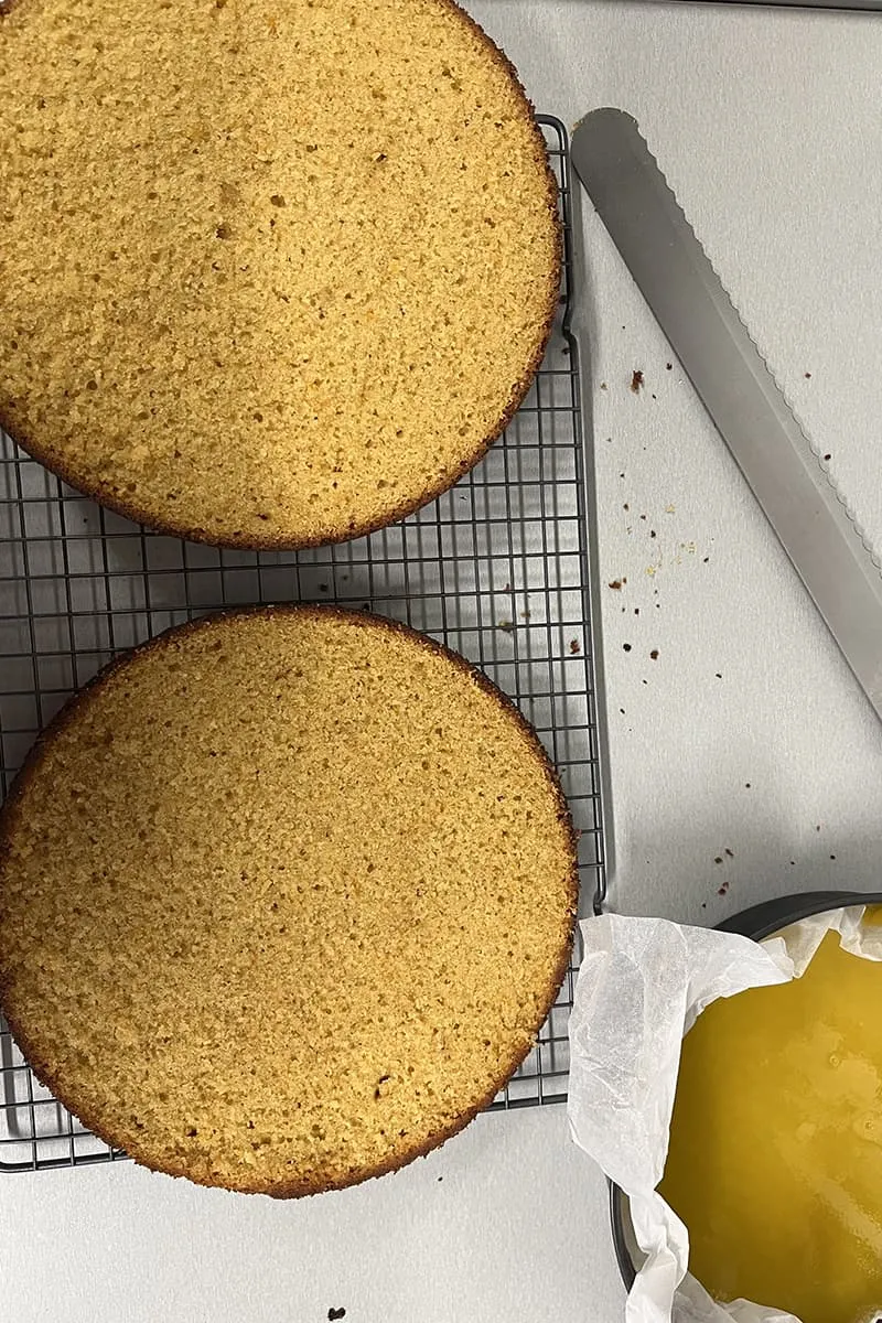 Jaffa cake maken - stap 1