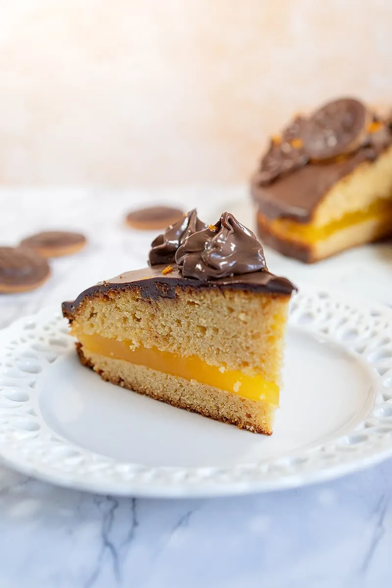Jaffa cake taart