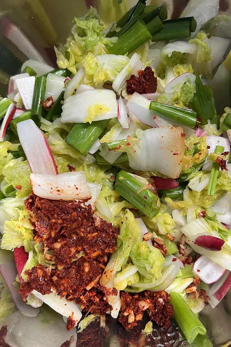 Kimchi zelf maken - stap 1