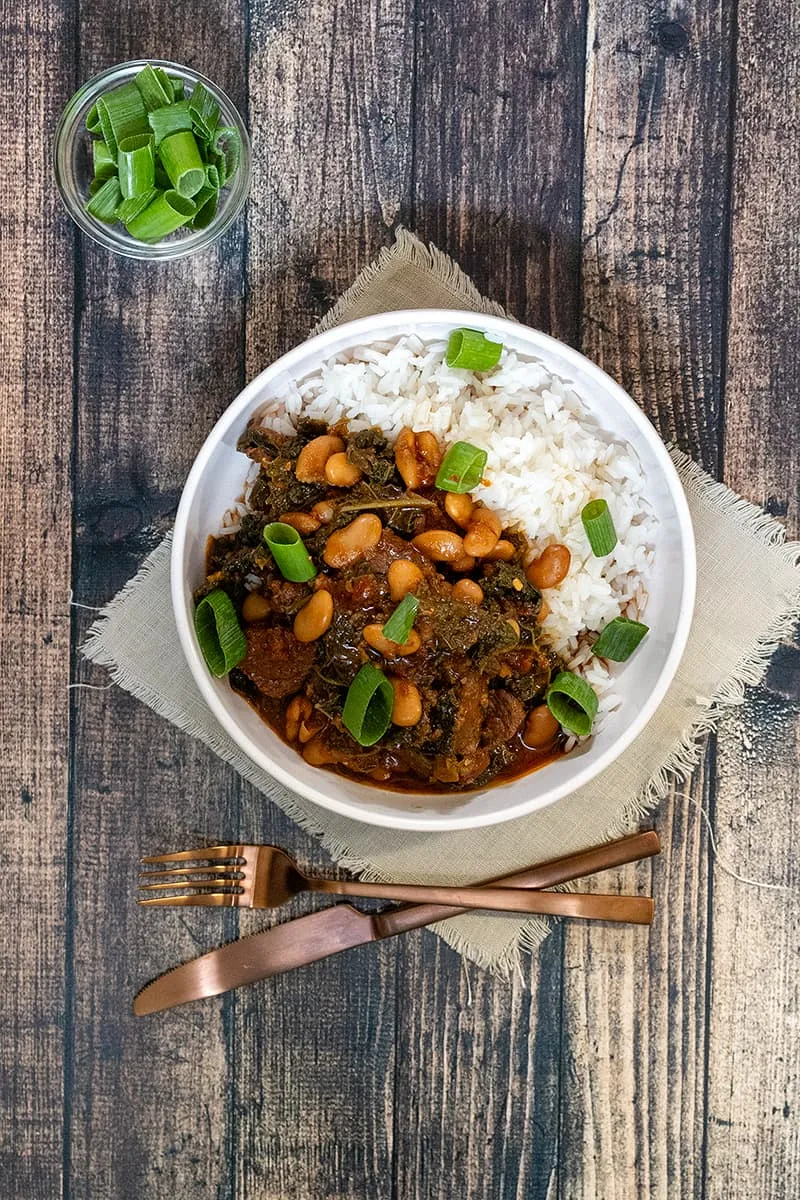 Stoofpotje van rundvlees en doenjang