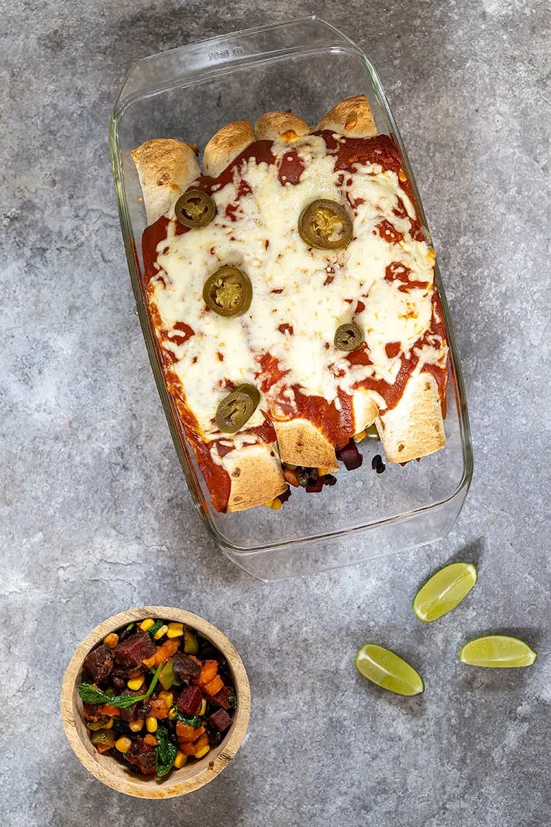 Vegetarische enchiladas