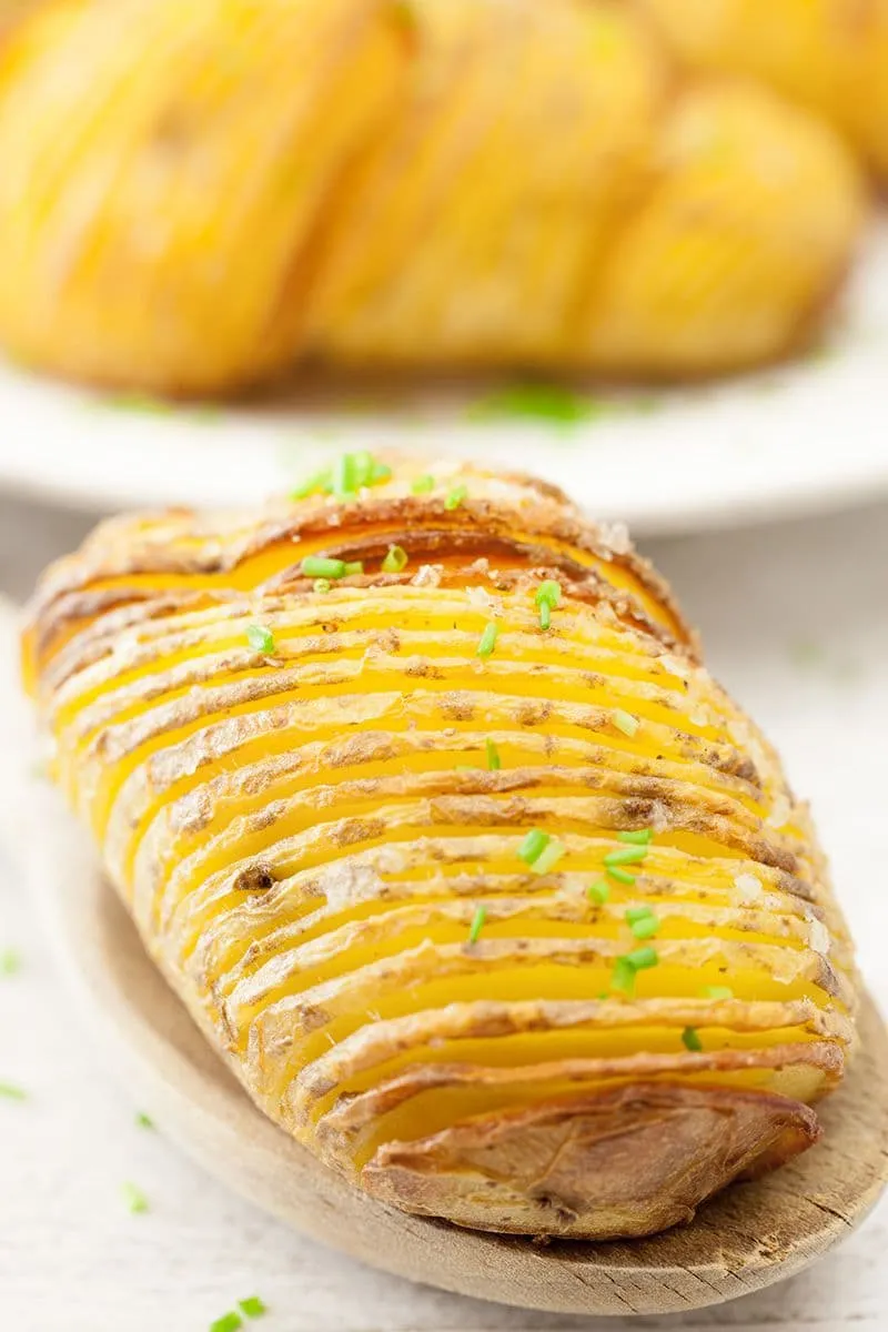Hasselback aardappelen
