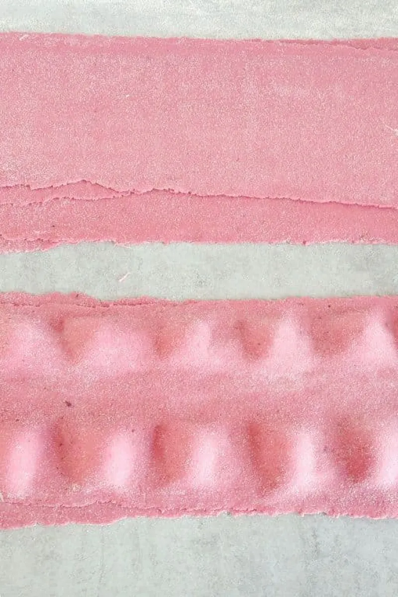 Rode bieten ravioli maken