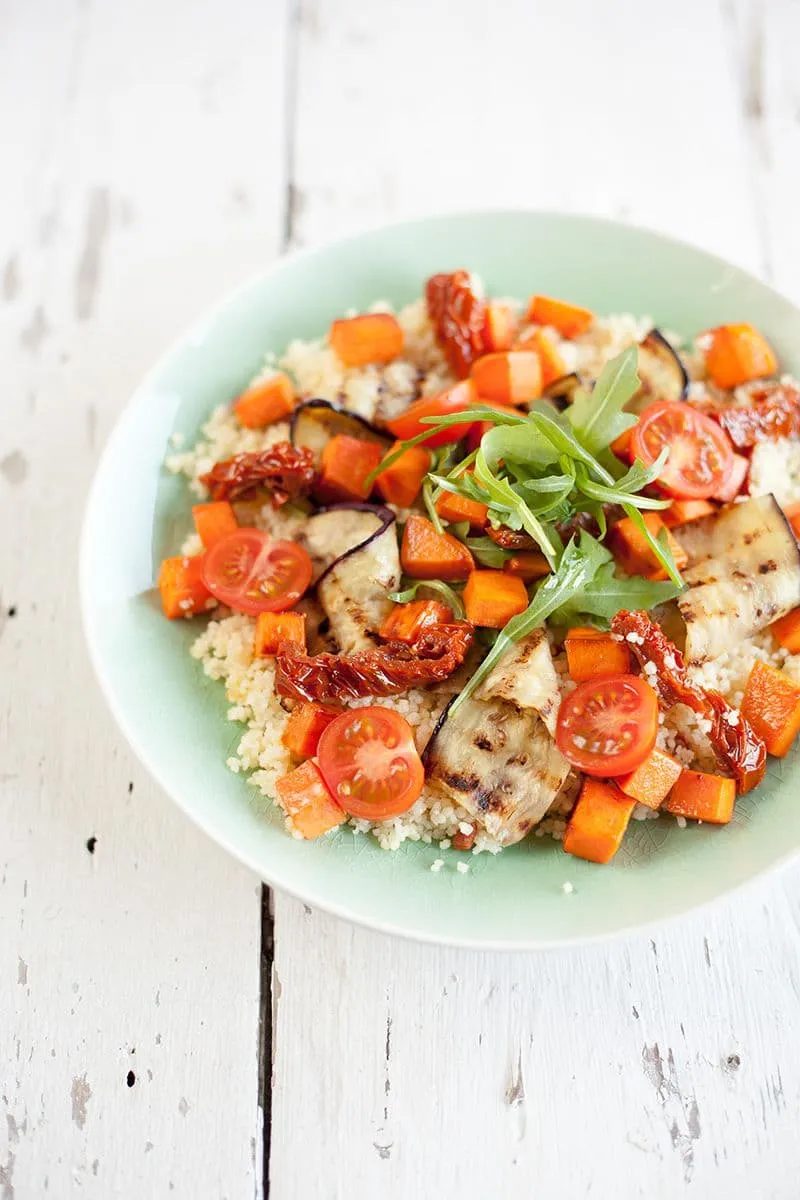 Vegetarische couscoussalade