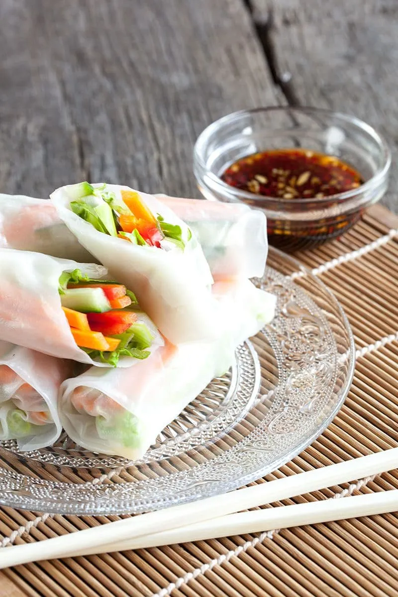 Vegetarische springrolls