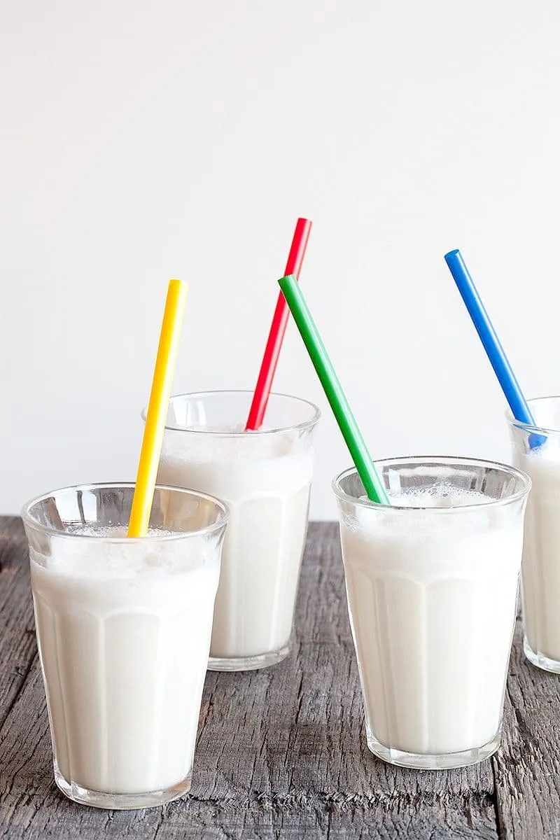 Klassieke vanille milkshake