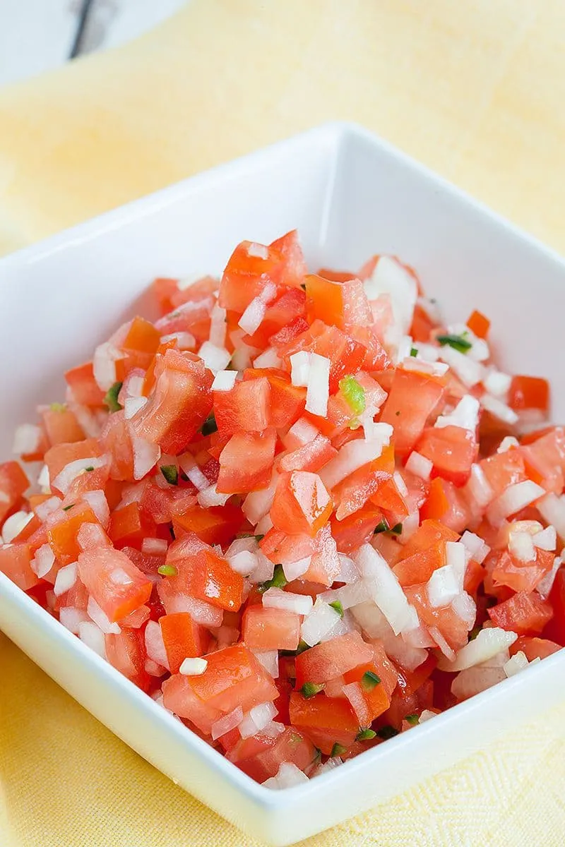 Mexicaanse pico de gallo