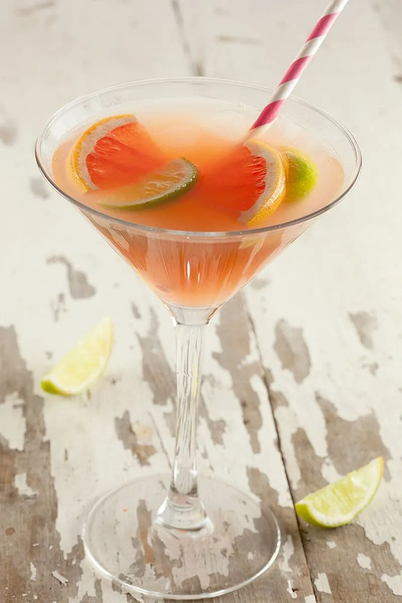 Pittige grapefruit cocktail