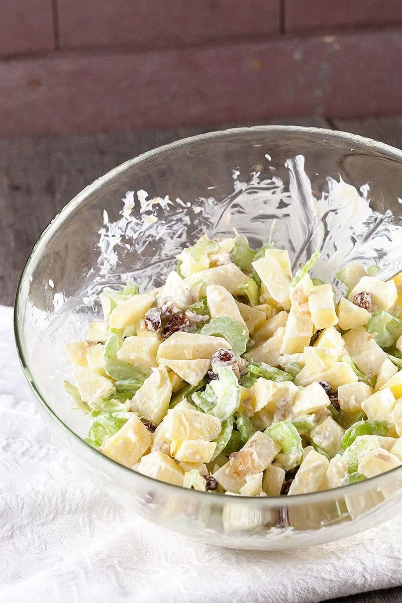 Knapperige appelsalade