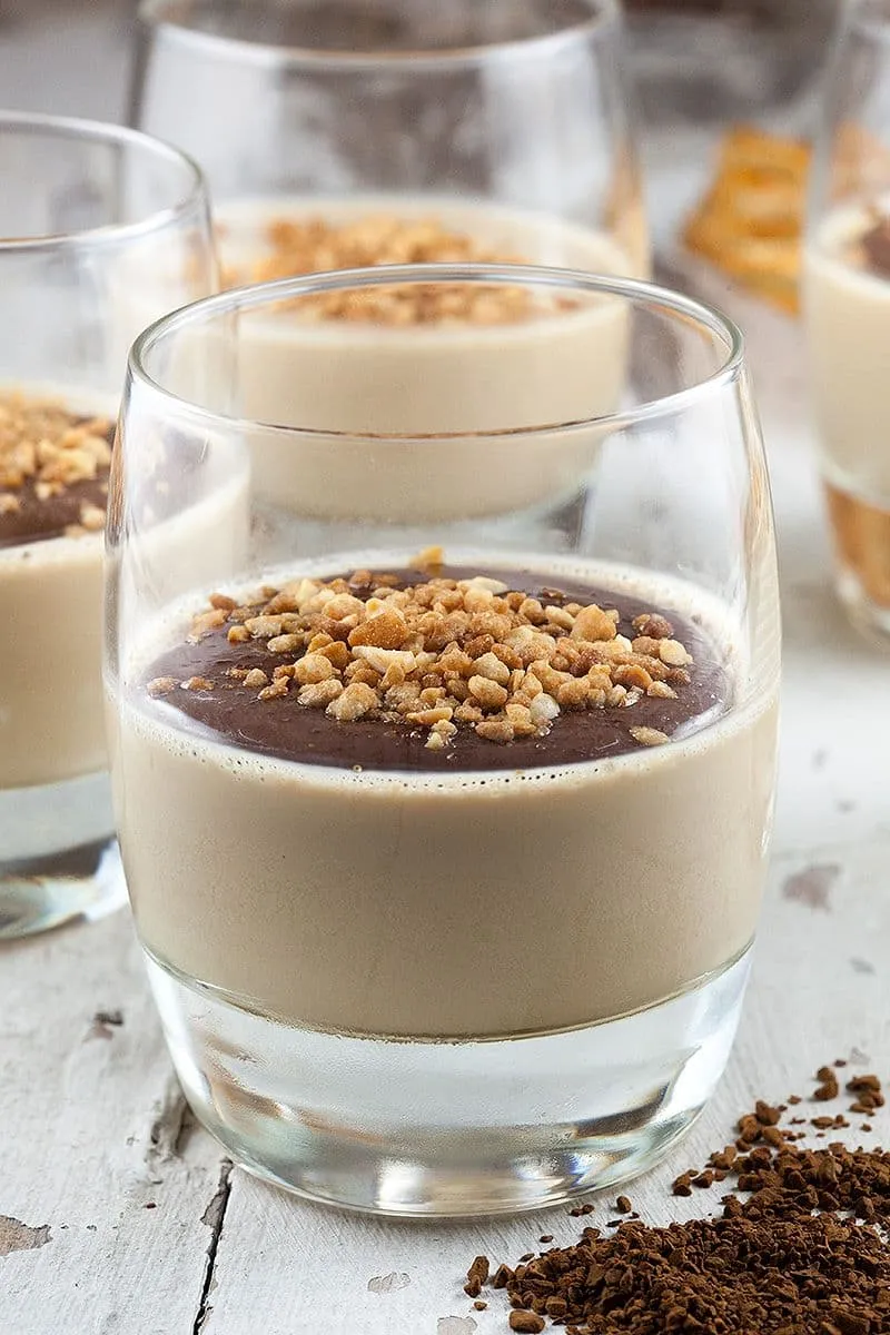 Mokka panna cotta
