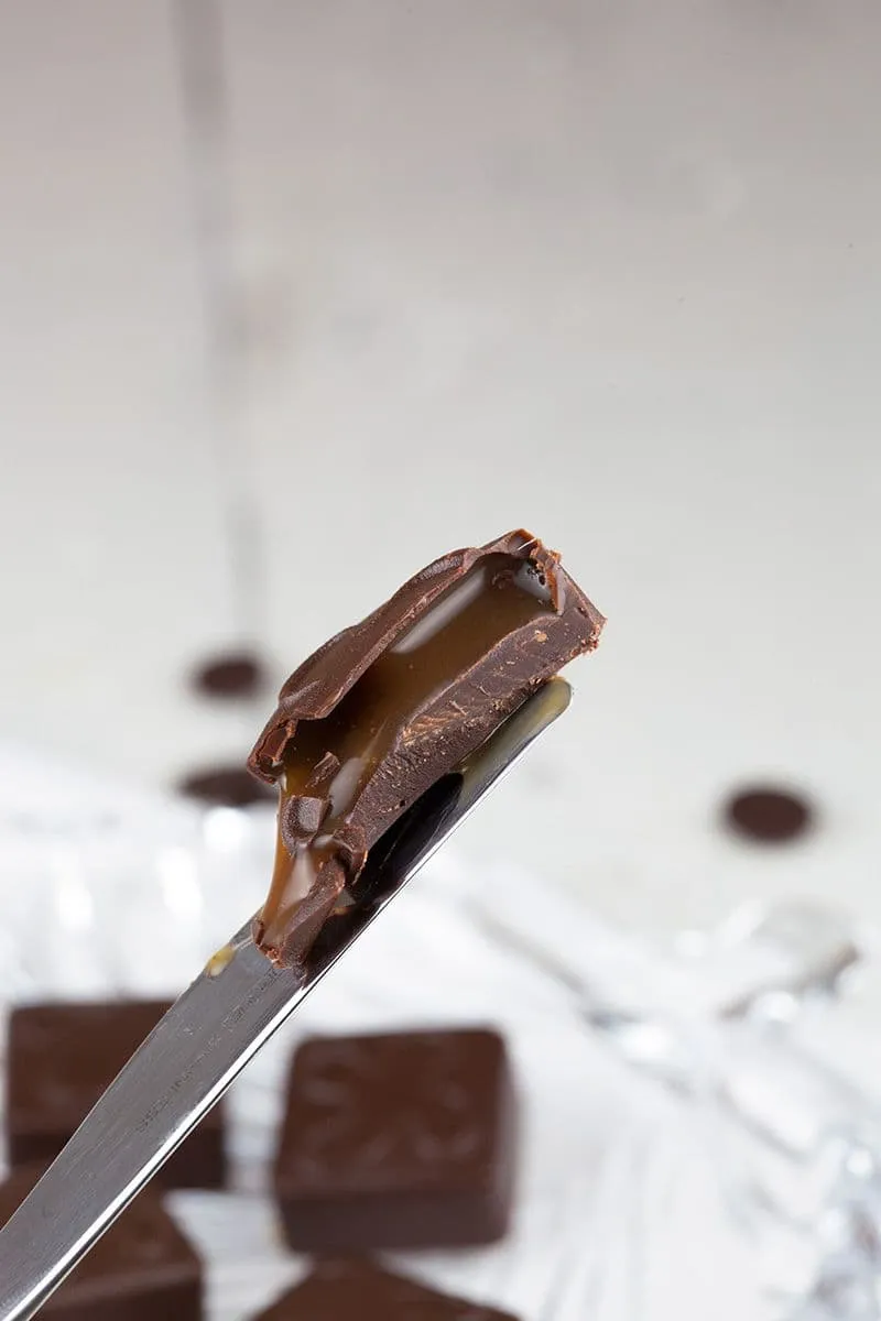 Bonbons met romige karamel vulling