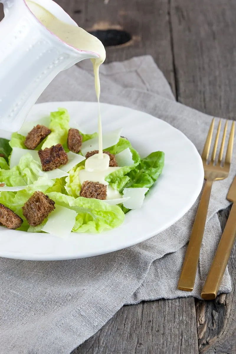 Klassieke caesar salade