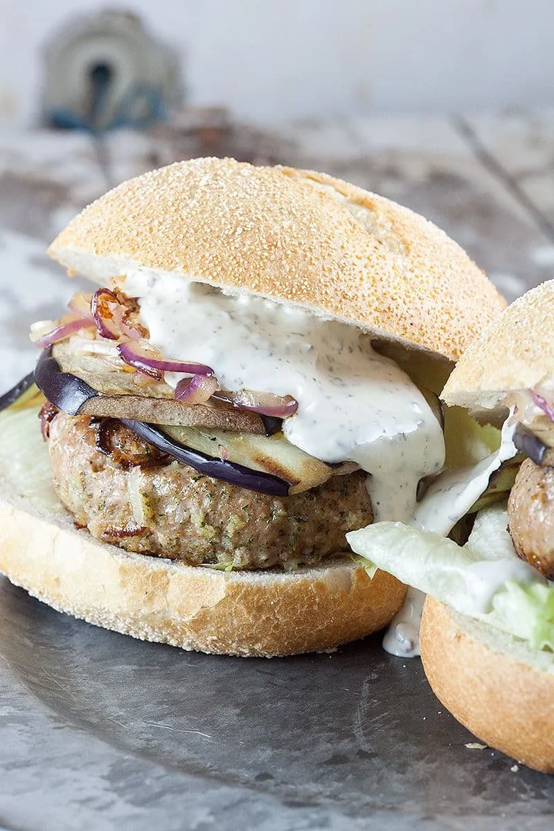 Lamsburger met truffelmayonaise