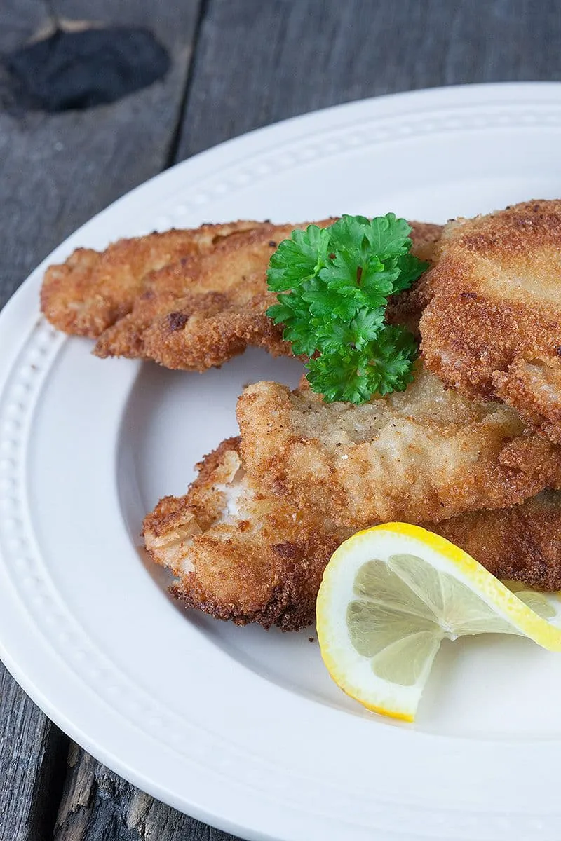Traditionele Duitse schnitzel