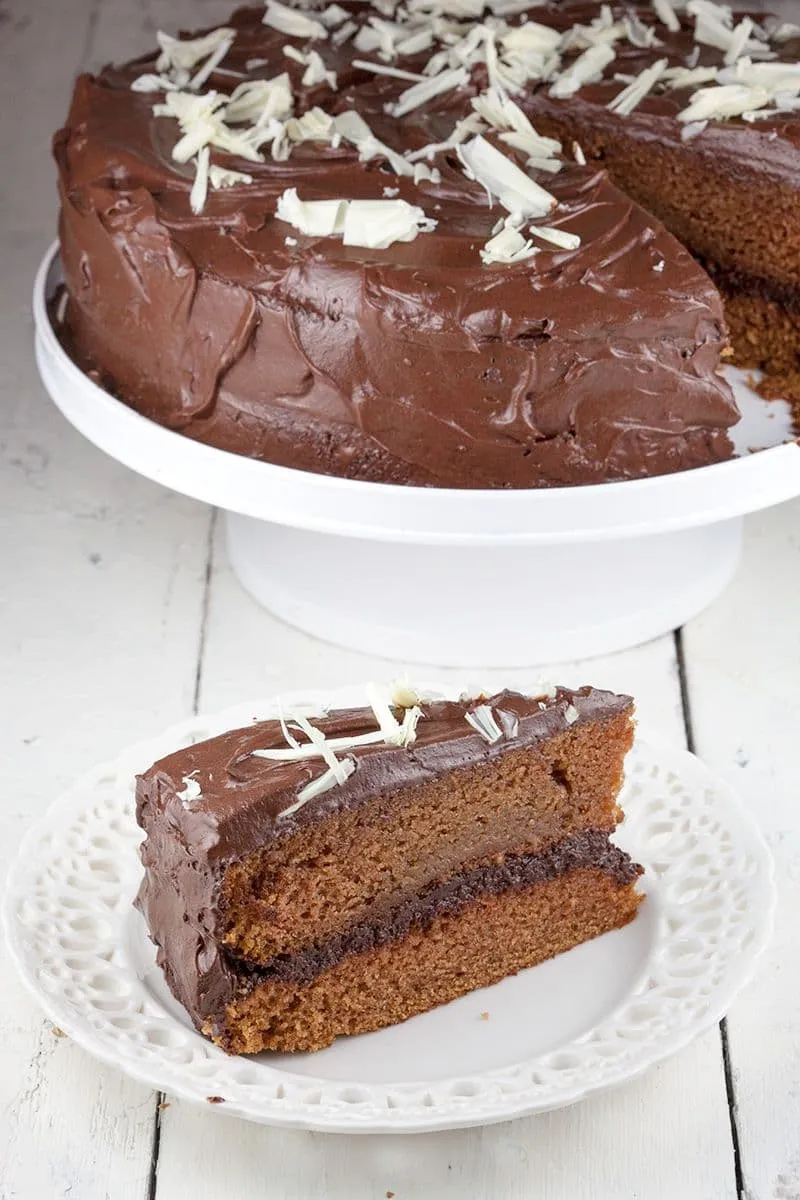 Chocolade lagen taart