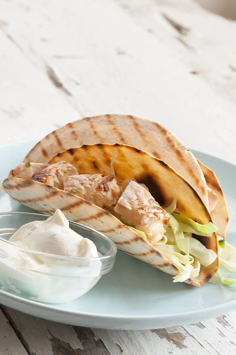 Vistaco's met kabeljauw