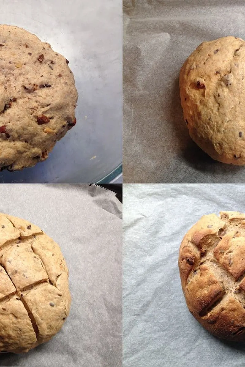 Stap voor stap noten-dadelbrood maken