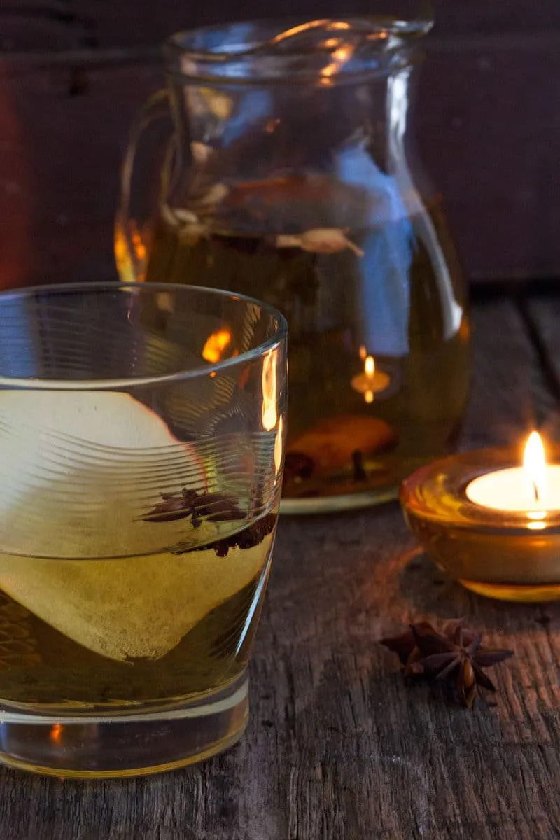 Winterse warme apfelkorn