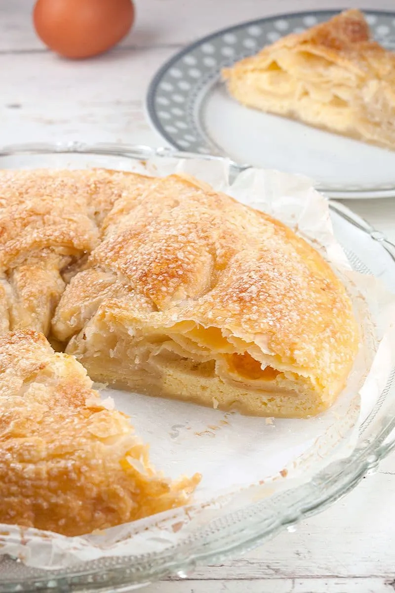 Vanille gebak met Roemeense kaas