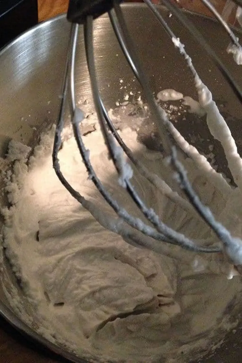 Opgeklopte kokos room