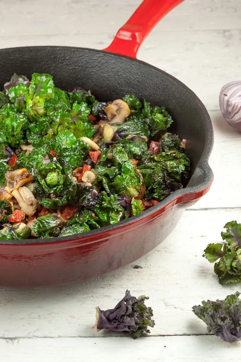 Flower sprouts met chorizo