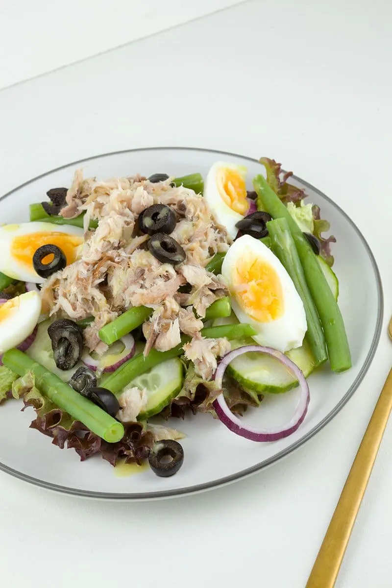 Gerookte makreelsalade