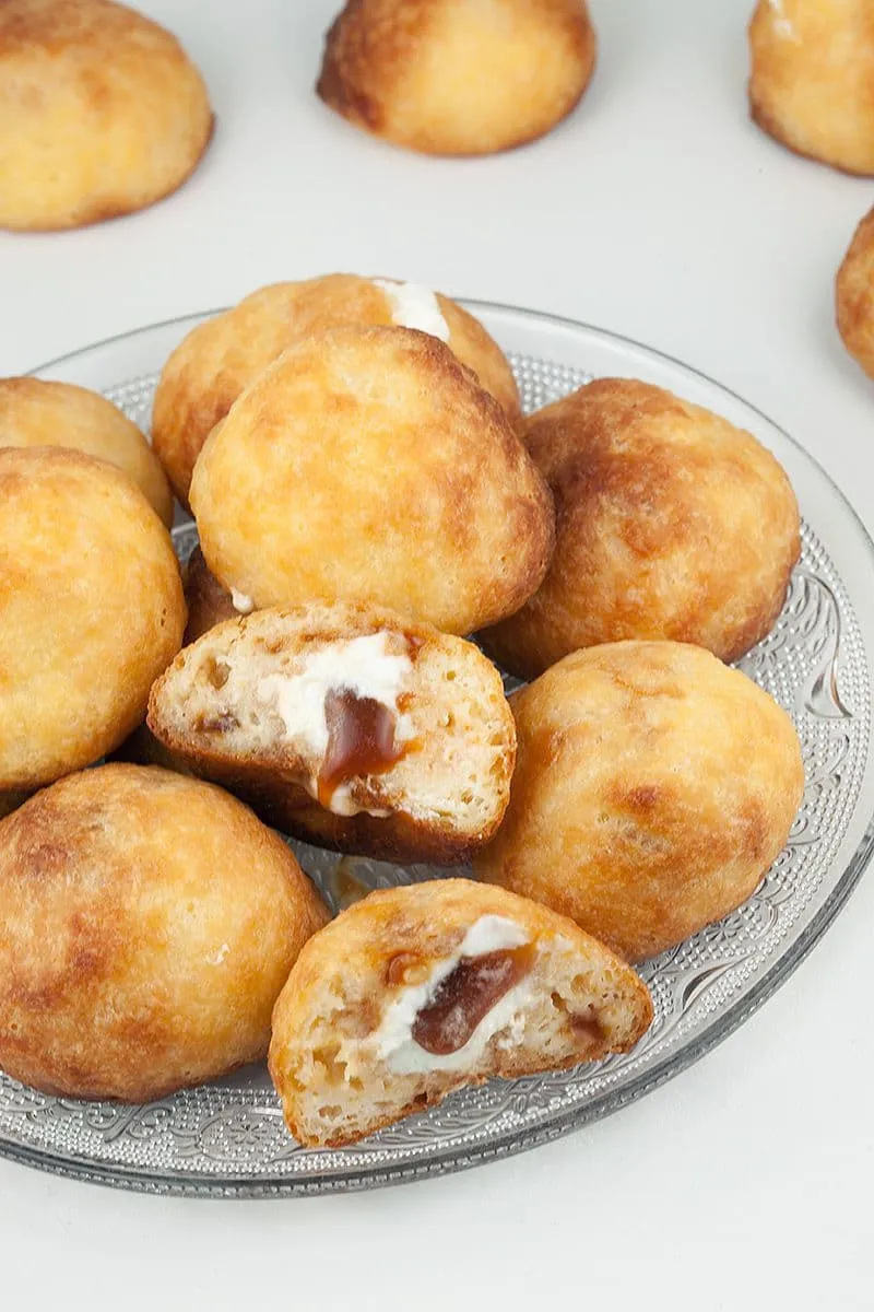 Slagroomsoesjes met zeezout karamel