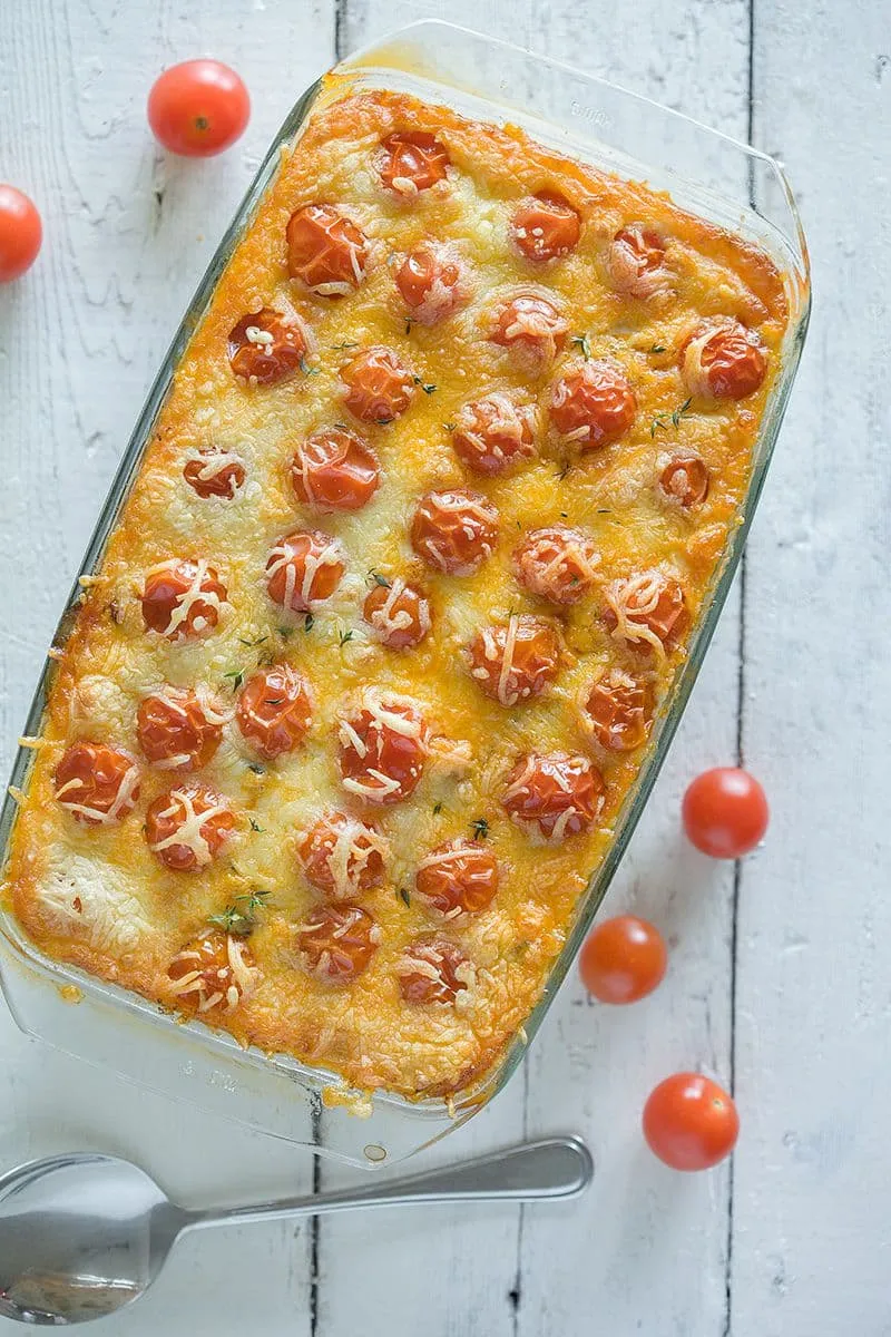 Gehakt en courgette ovenschotel