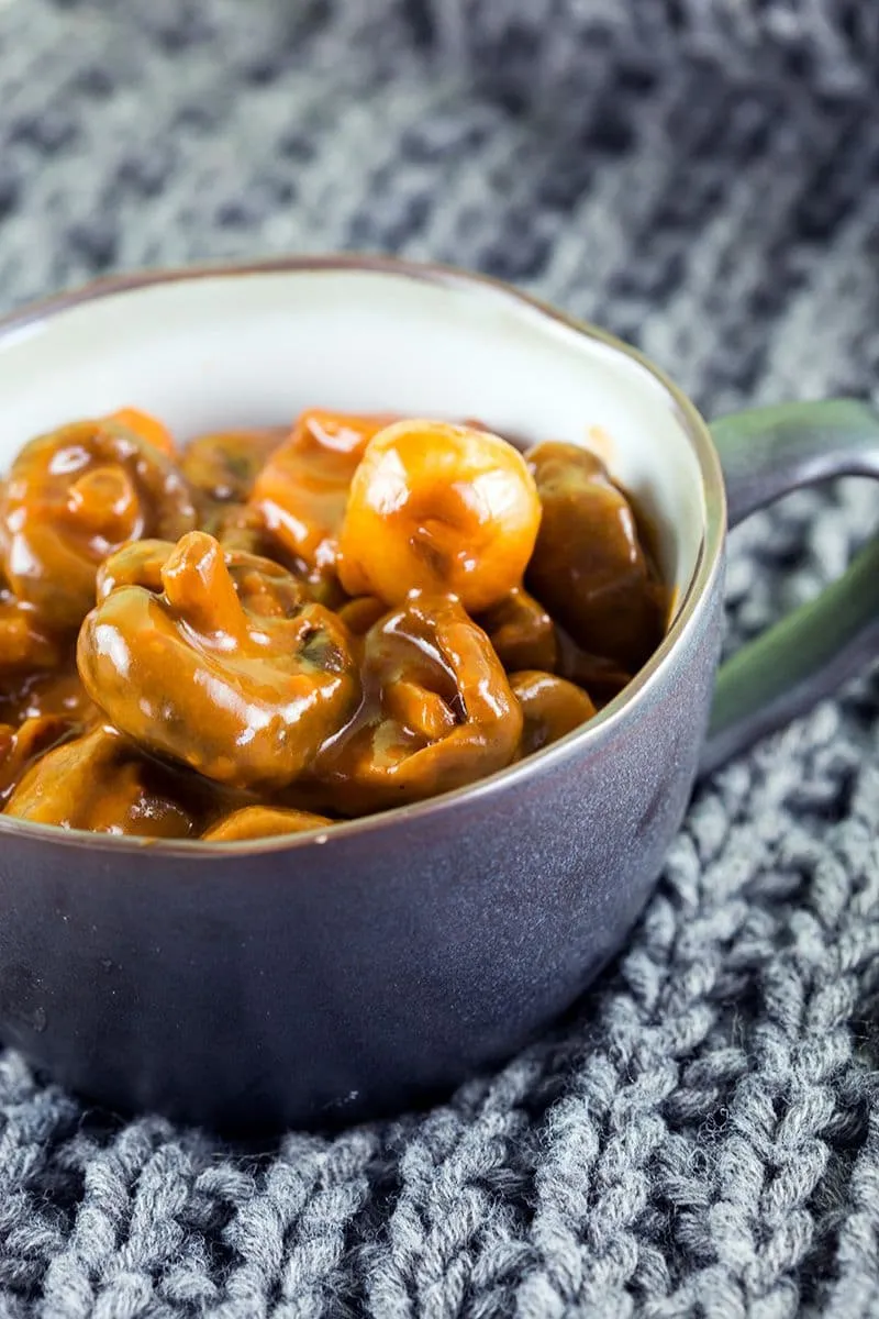 Vegetarische champignon Bourguignon