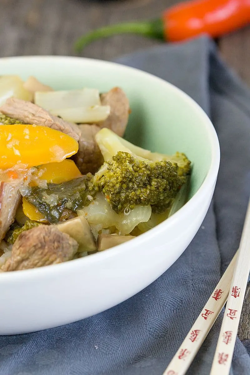 Rundvleescurry met groenten