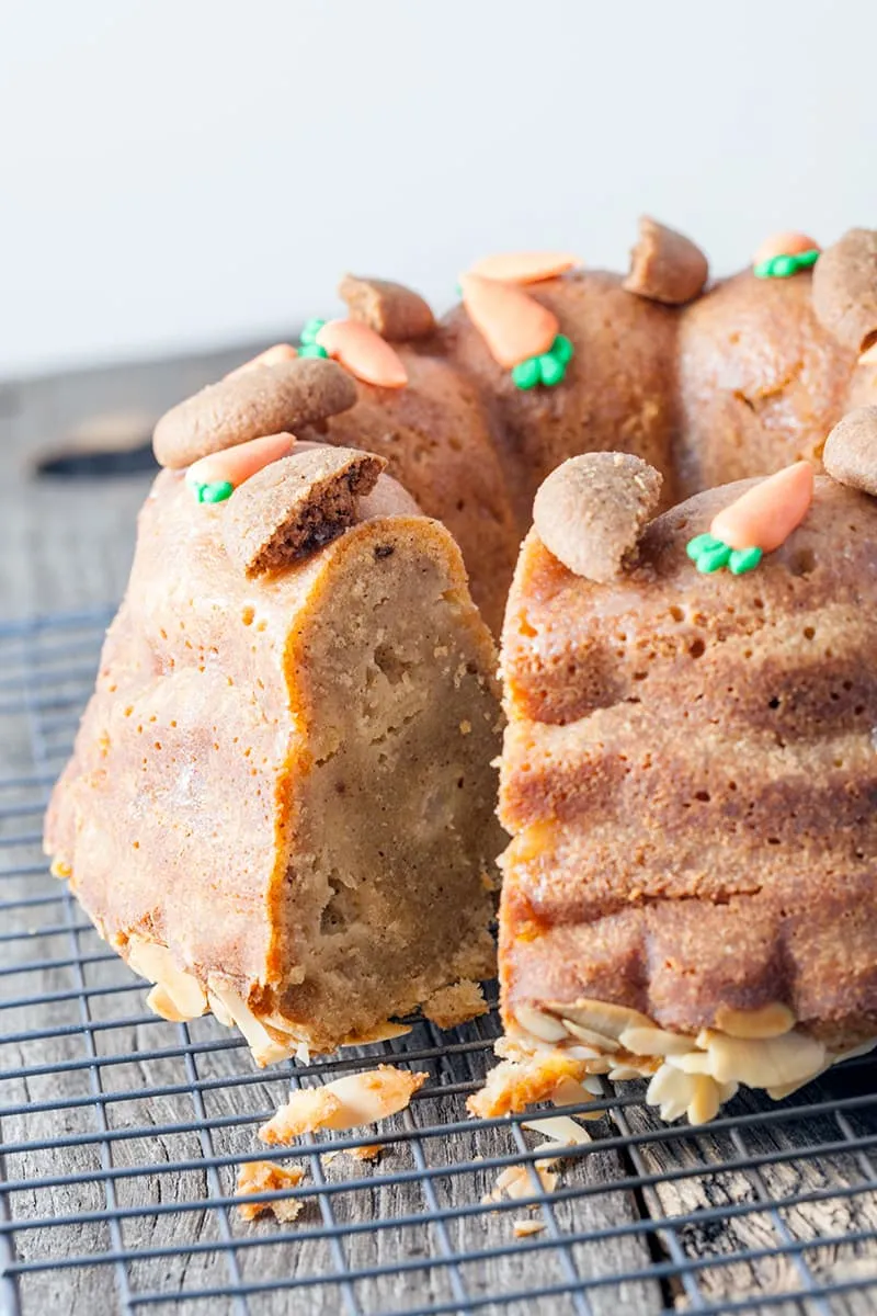 Sinterklaas tulband cake met peer