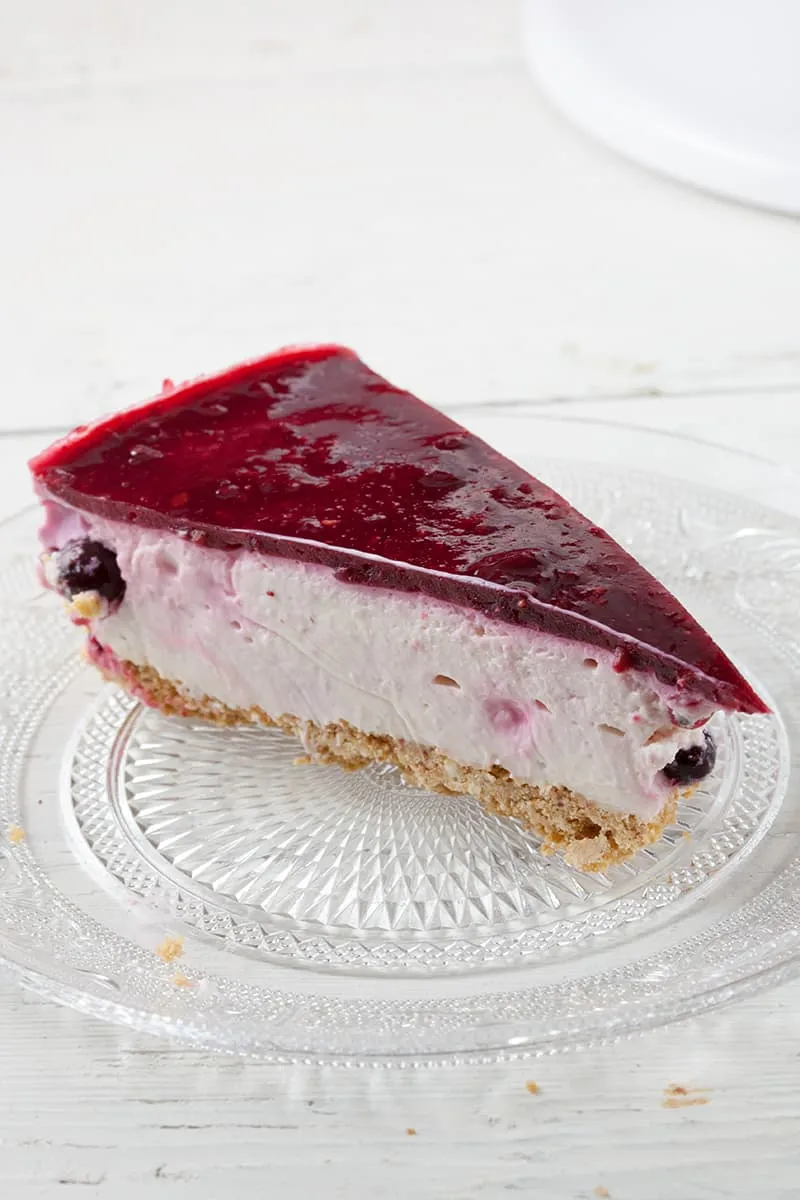 Bosvruchten cheesecake
