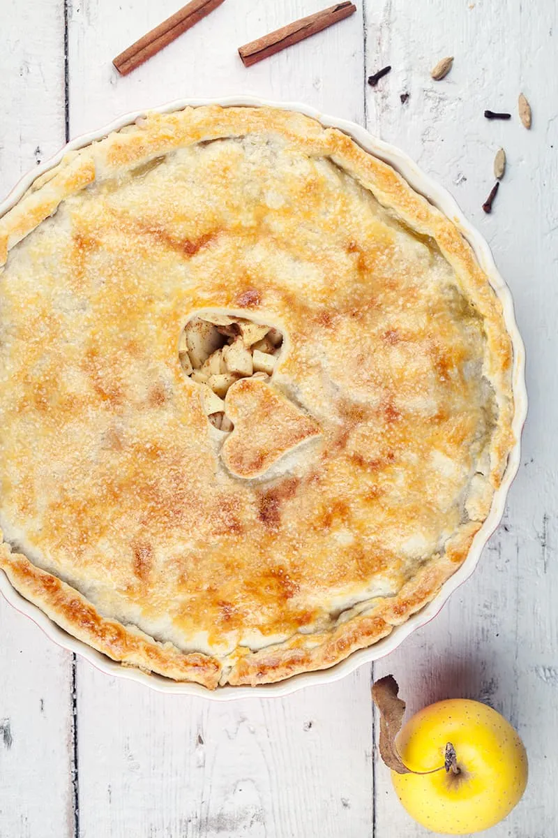 Kruidige appeltaart