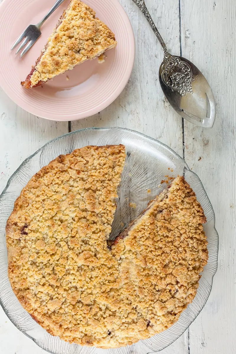 Sbriciolata – Italiaanse kruimeltaart met jam