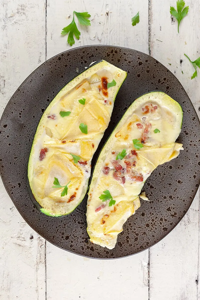 Tartiflette courgette