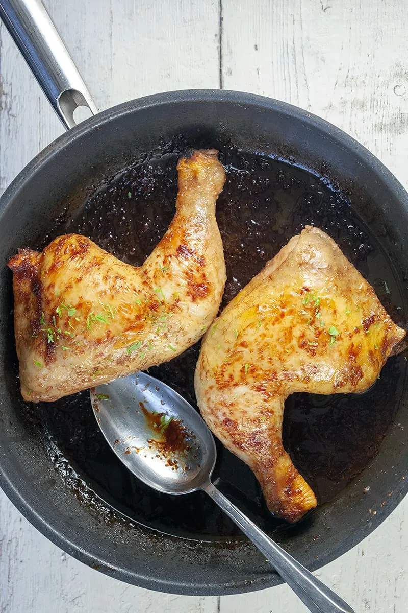 Knoflook-balsamico kip