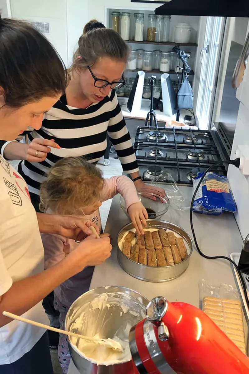 Tiramisu cheesecake maken