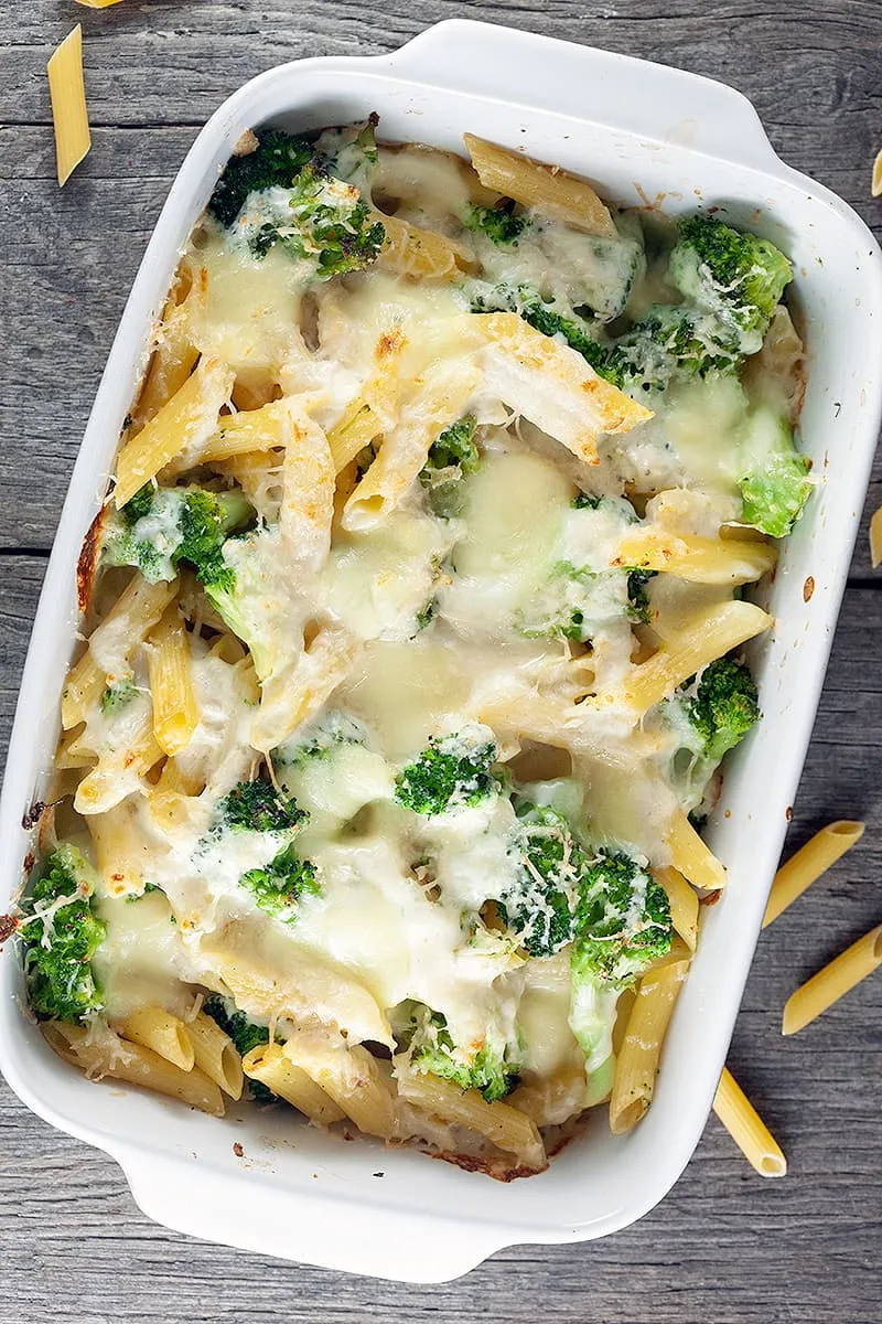 Pasta ovenschotel met broccoli