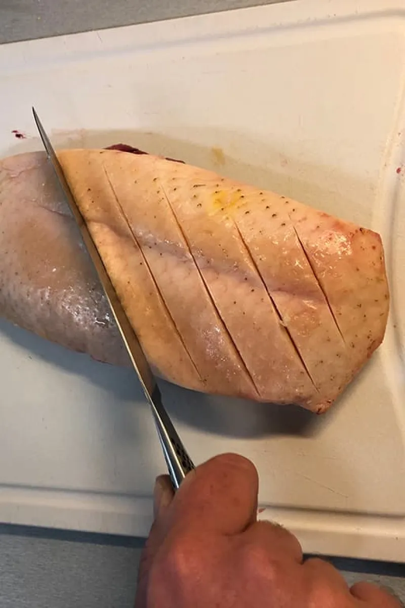 Eendenborst bakken stap 5